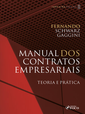 cover image of Manual dos Contratos Empresariais--3ª Ed--2025
